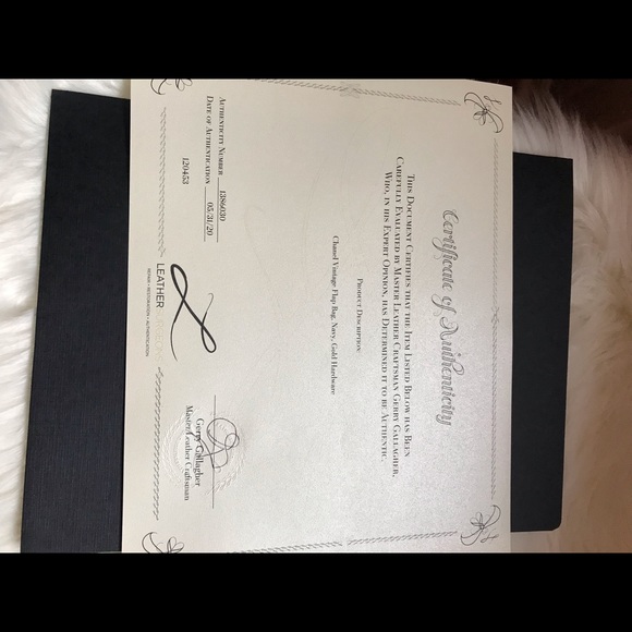 Chanel Vintage Single Flap bag Navy lambskin - Picture 6 of 15